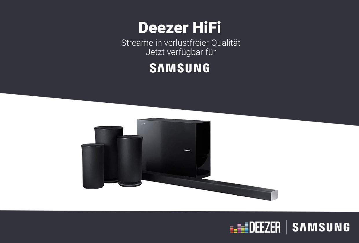 Deezer HiFi-Sound Samsung Audio