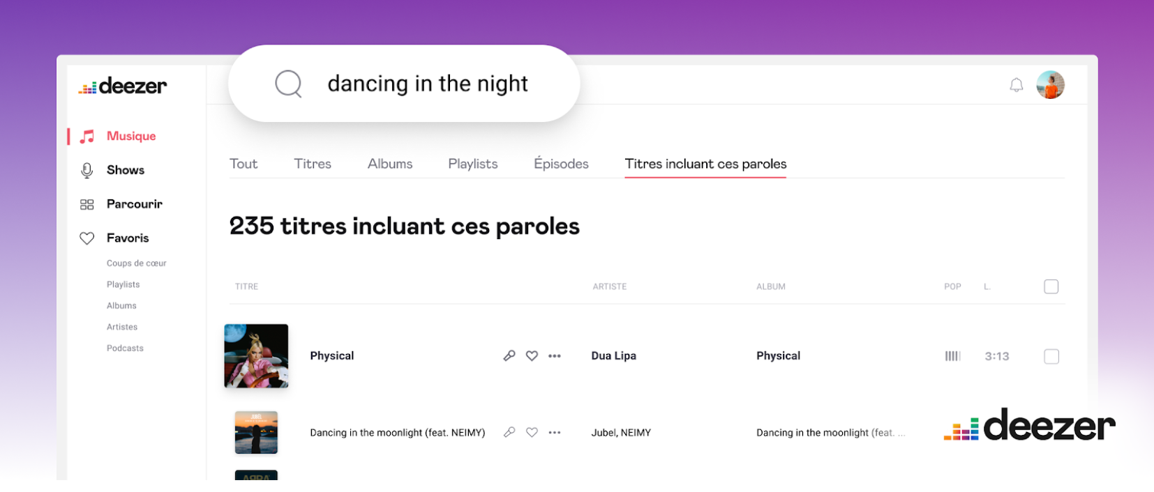 Find My Song: Deezer introduces search by lyrics - Deezer Newsroom