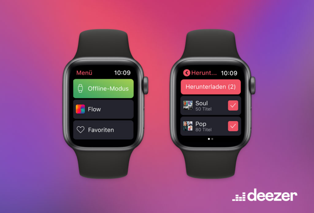 Deezer Apple Watch App Update