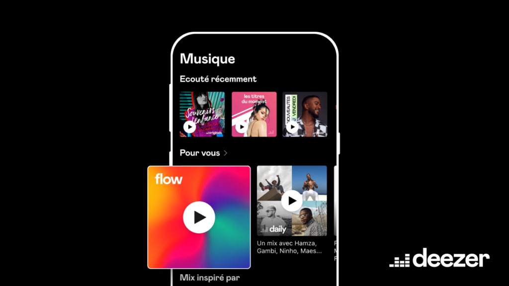 Découvrez Flow sur Deezer. Le mix infini et personnalisé.