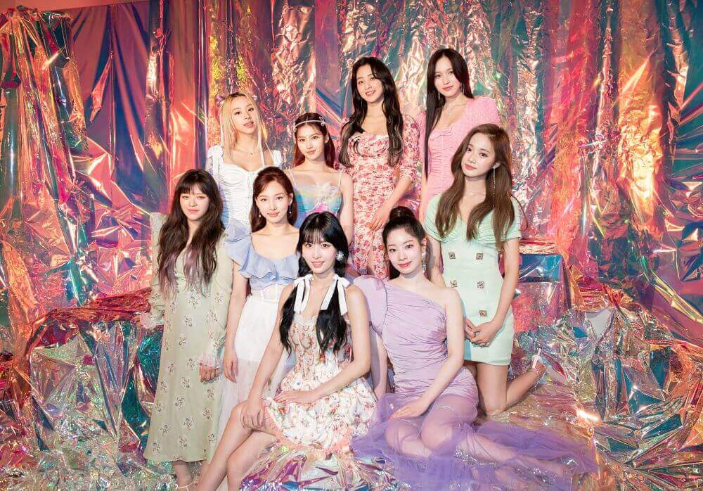 grupo feminino, as Twice